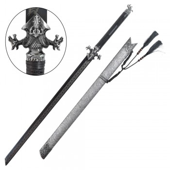 TANG DYNASTY SWORD (SILVER/BLACK)